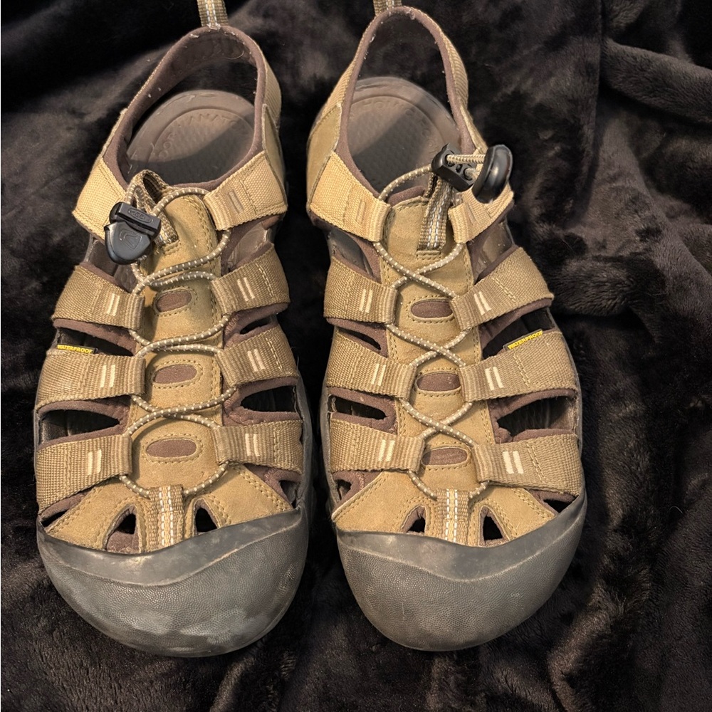 Keen Tan and Brown Men's Sandals